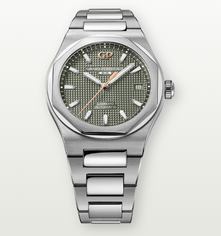 ジラール・ペルゴ(GIRARD-PERREGAUX) ロレアート 38mm セージグリーン